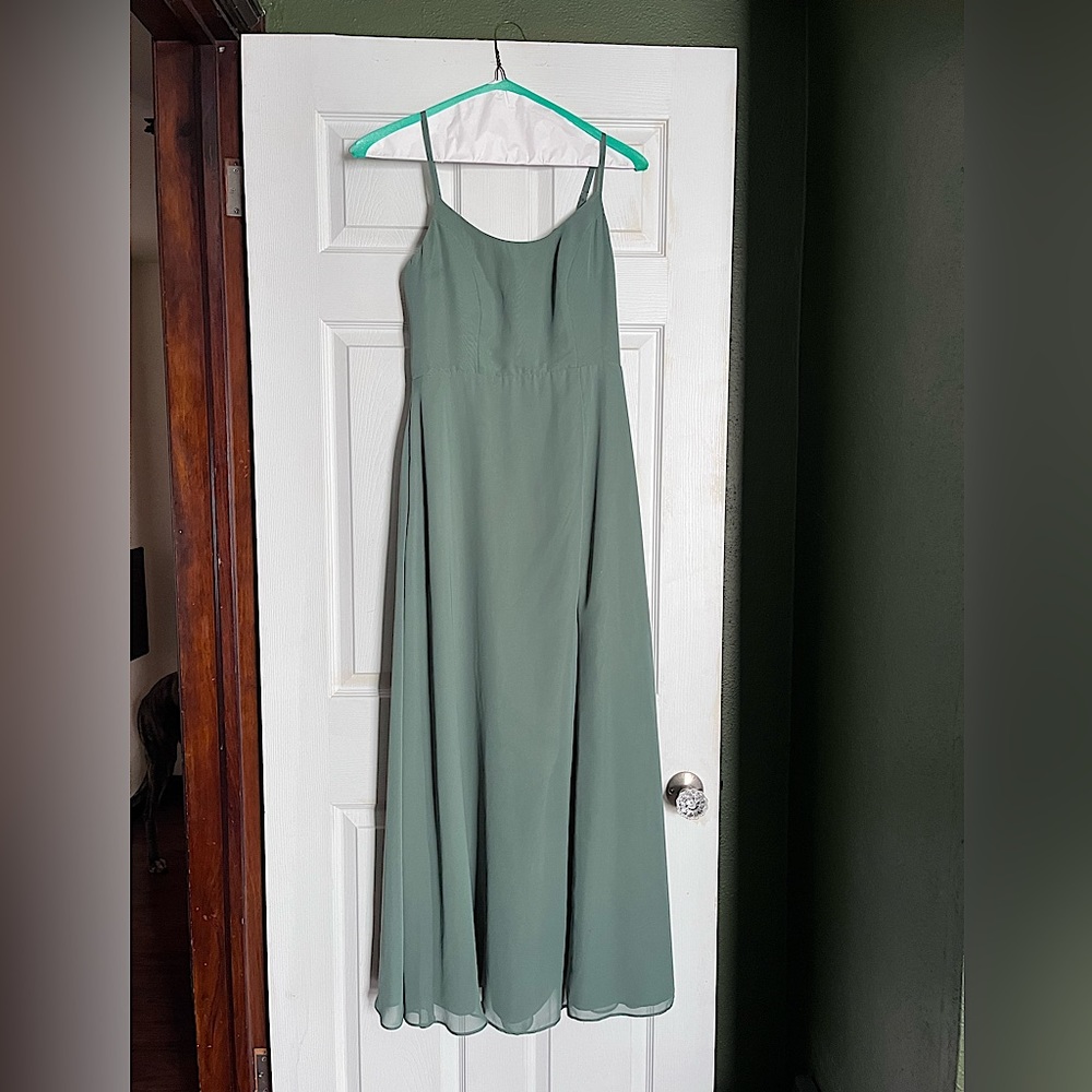 Azazie Bridesmaids Dress Sage Green